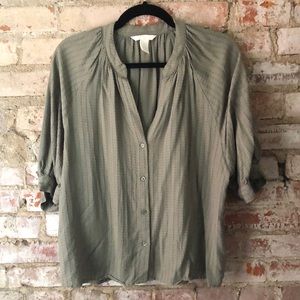 Light Olive Button-Down